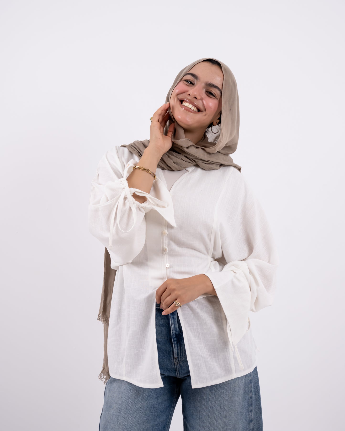 Flowy shirt - white