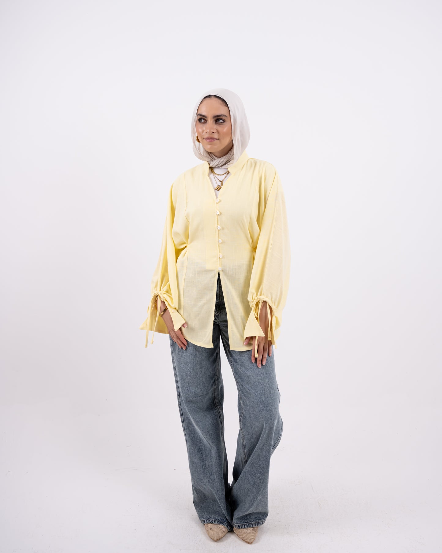 Flowy shirt - yellow