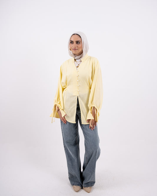 Flowy shirt - yellow