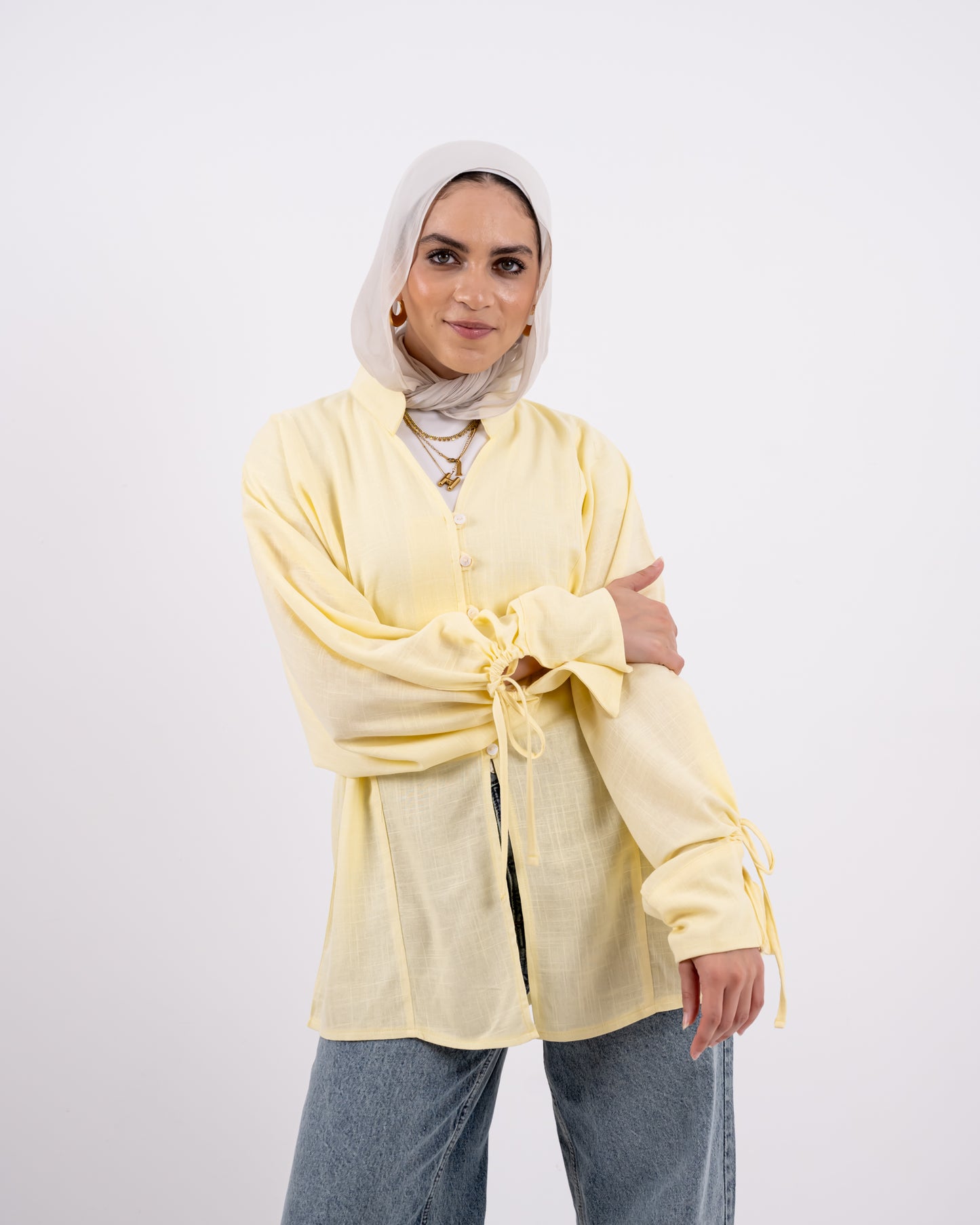 Flowy shirt - yellow