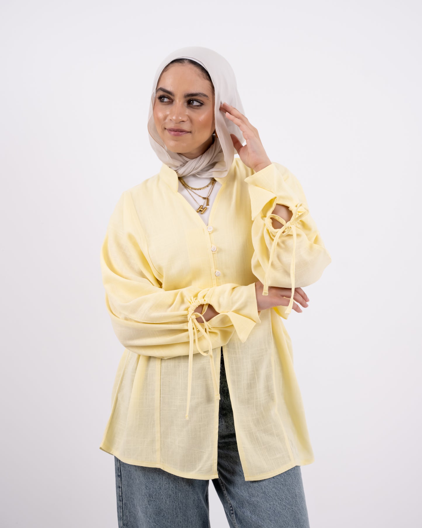 Flowy shirt - yellow