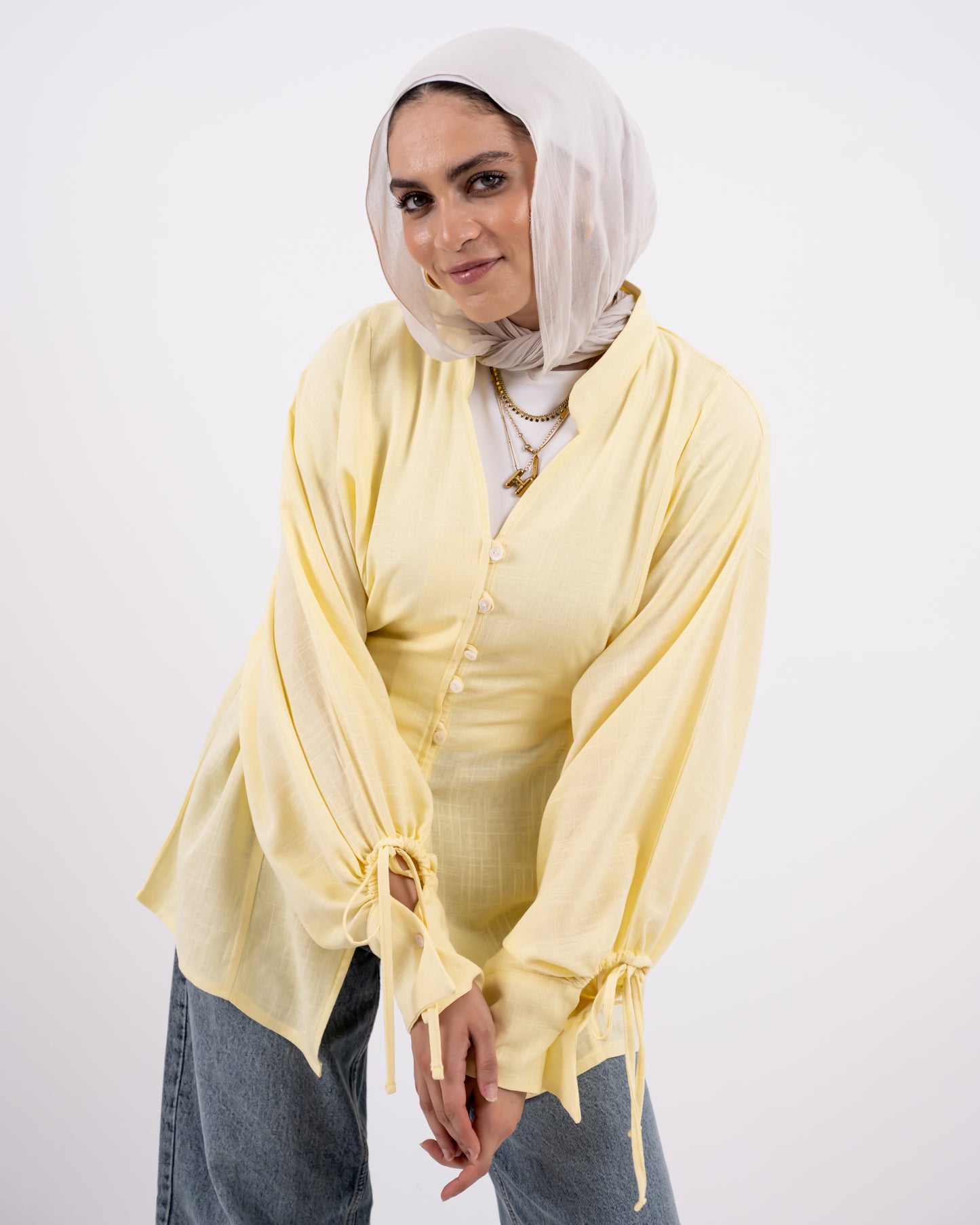 Flowy shirt - yellow