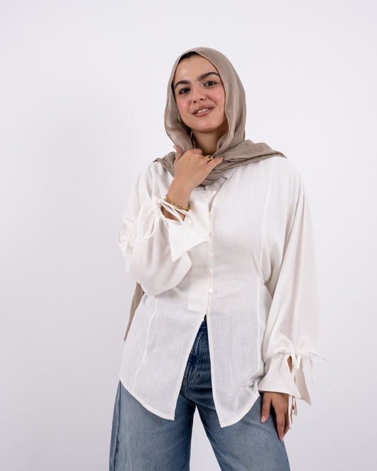 Flowy shirt - white
