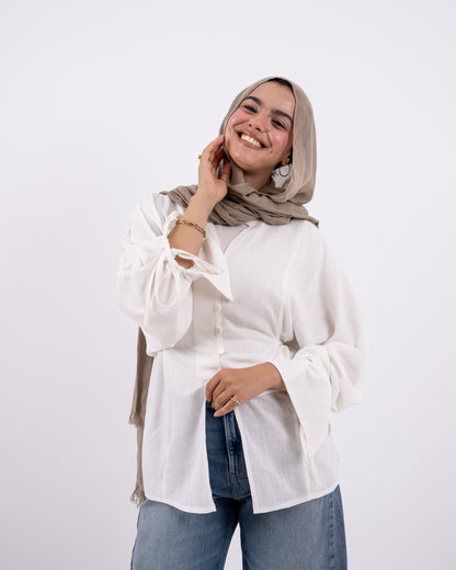 Flowy shirt - white