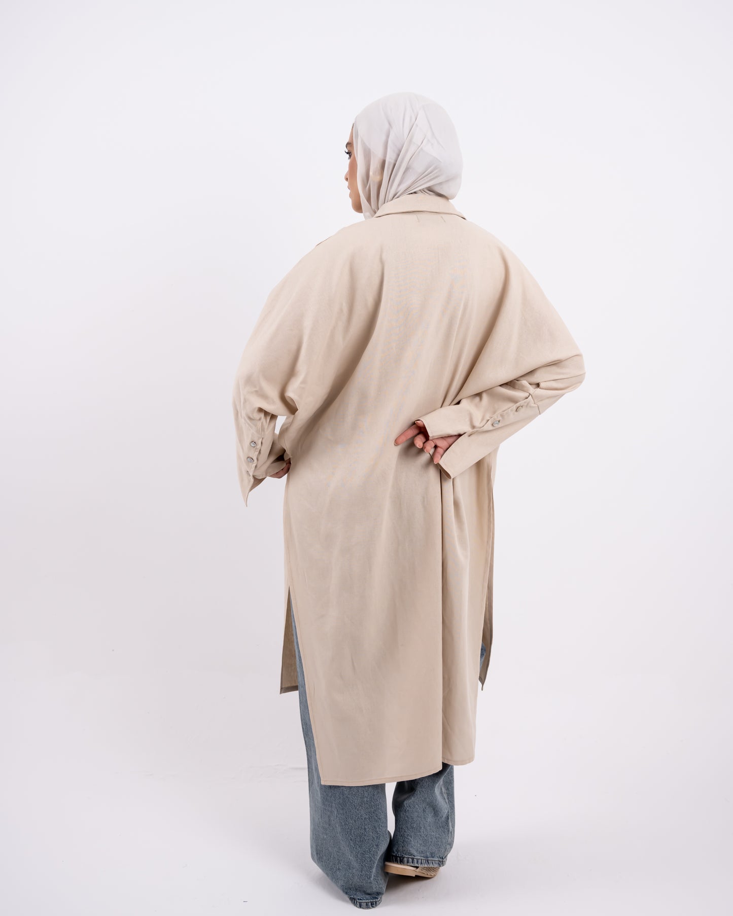 Semi Boho linen dress