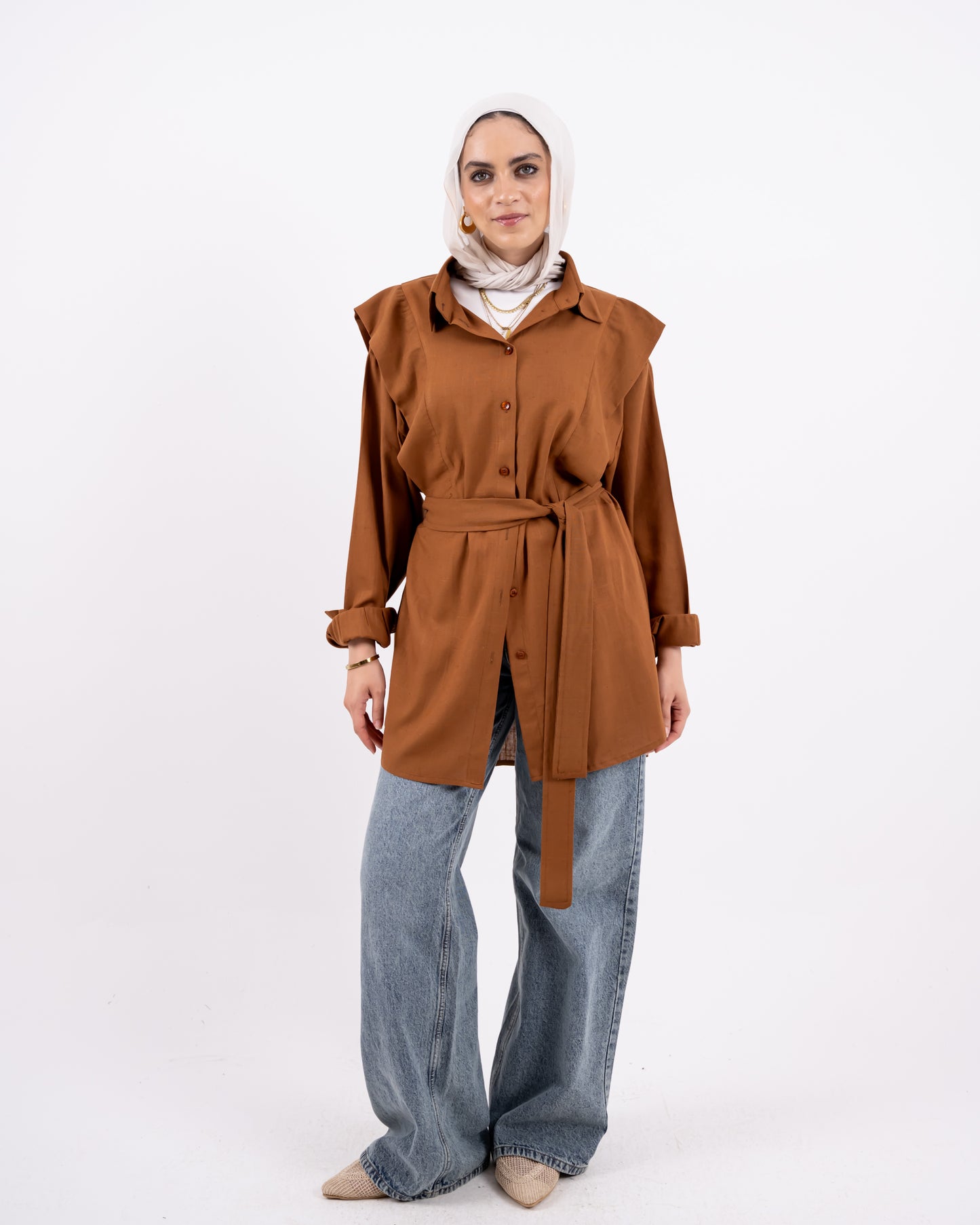 Sofia shirt-camel