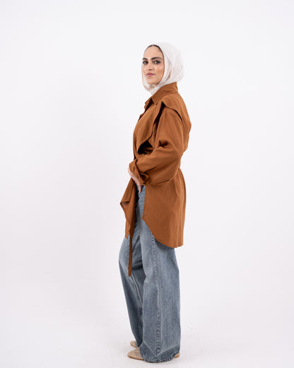 Sofia shirt-camel