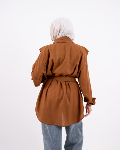 Sofia shirt-camel