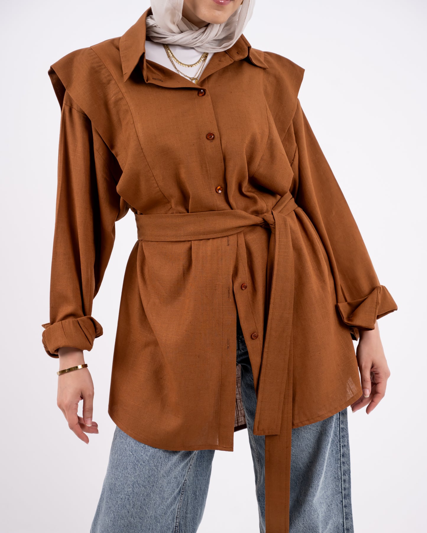 Sofia shirt-camel