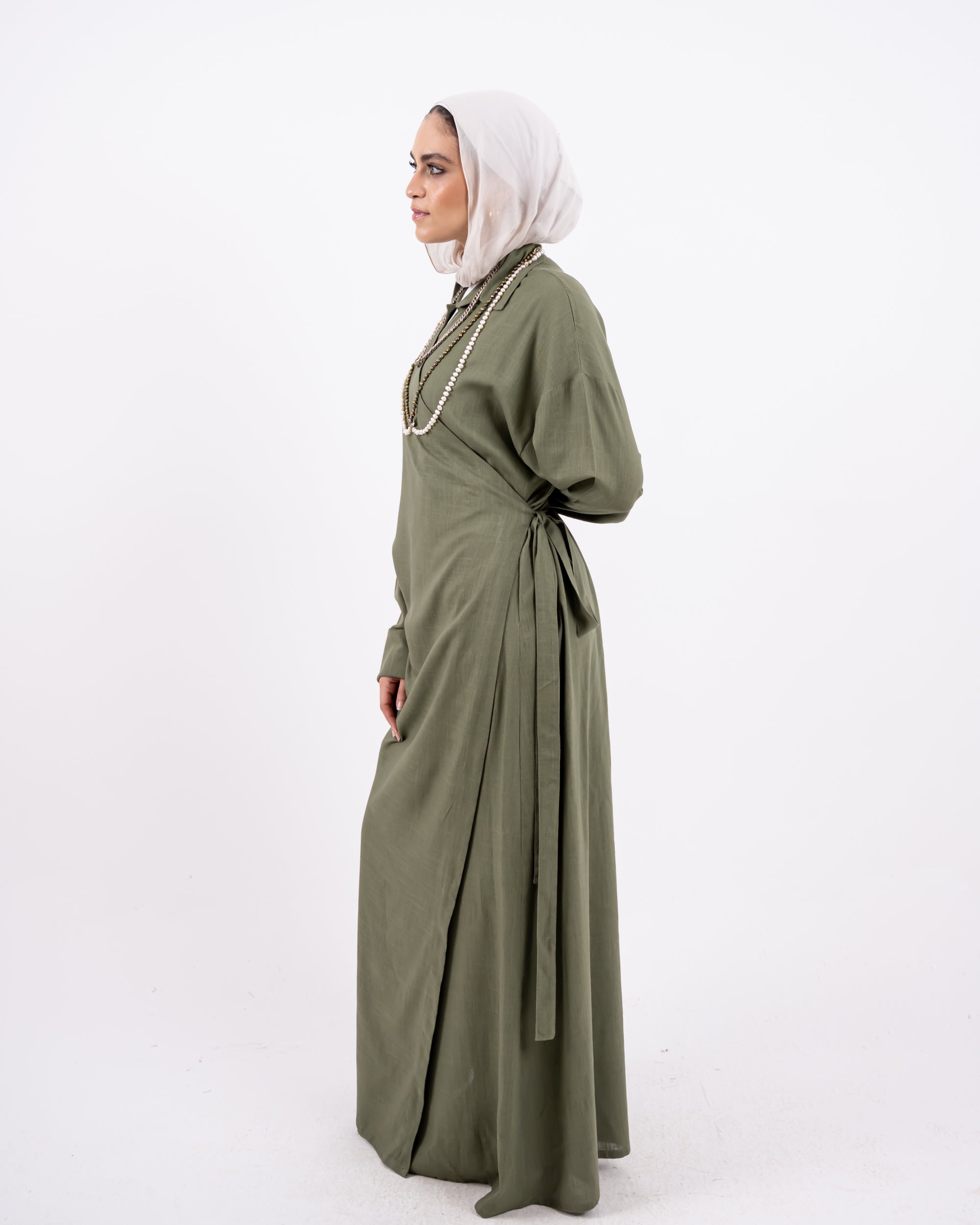 Nature Wrapped linen Dress