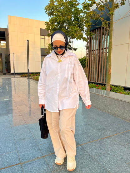 Frings shirt in White