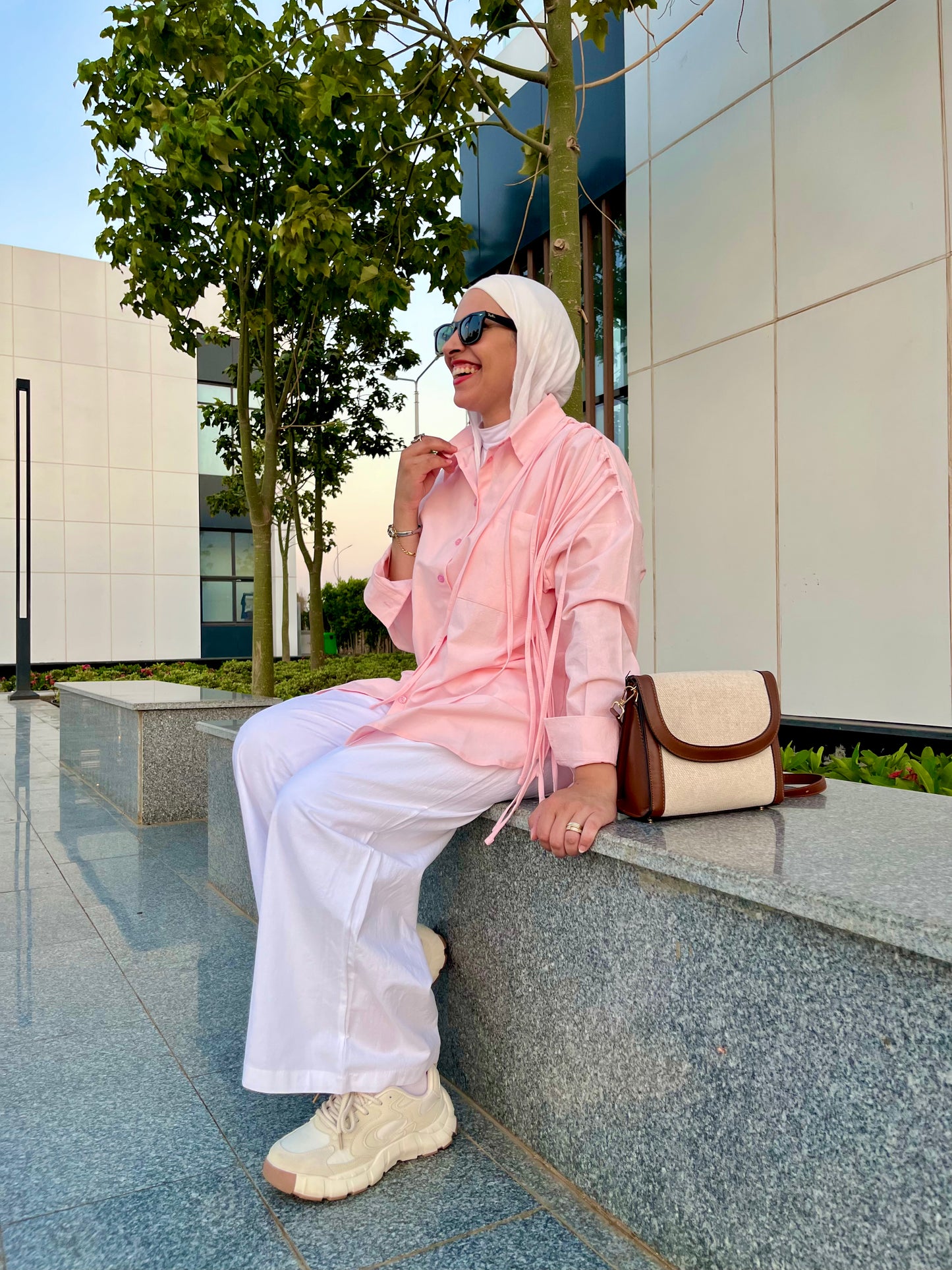 Frings shirt in rose