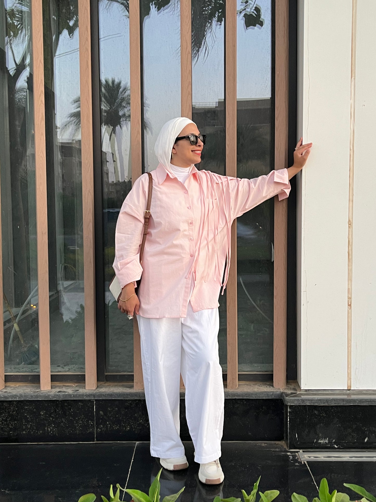 Frings shirt in rose