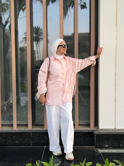 Frings shirt in rose