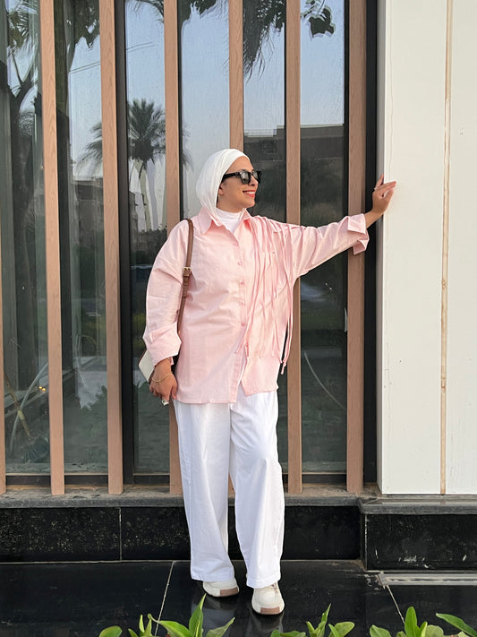Frings shirt in rose
