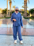 double ties linen set