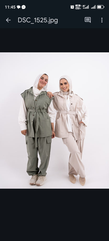 Cargo set - olive