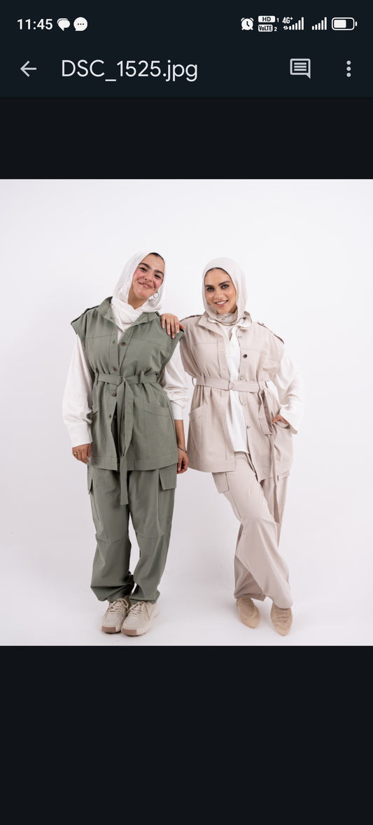 Cargo set - olive