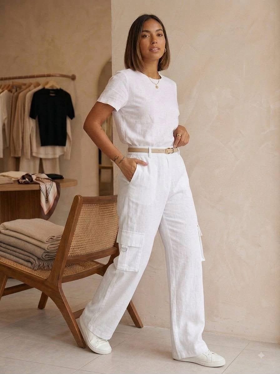 Comfy pant - white