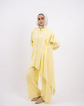Pleated linen set